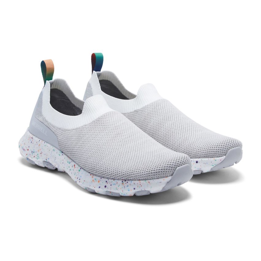 Basket Merrell Cloud Moc Knit Blanche Homme | K.S.DPQX